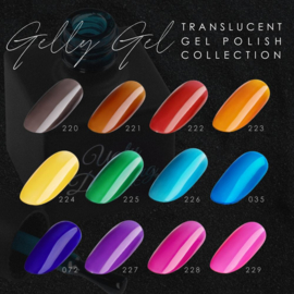 Gel Polish # Gelly Gel Transparant Collection 12 kleuren