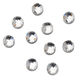 Flatback Shape - Round - Crystal 6mm