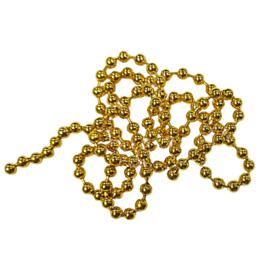 Bolletjesketting metaal 3 mm Goud per 50 cm 133