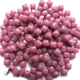 Mozaiek tegeltjes glas 4,8 x 4,8 mm Opaal 25 gram Roze 057