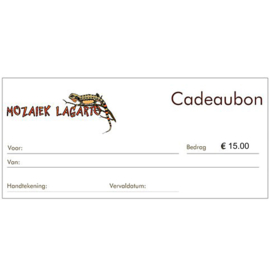 Cadeaubon € 15.00