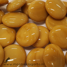 Glas Nugget 17-22 mm Opaal 50 gram Caramel 4454