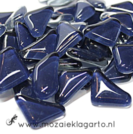 Mozaiek puzzelstukjes Soft Glas 100 gram Donkerblauw 068