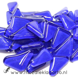 Mozaiek puzzelstukjes Soft Glas 100 gram Kobaltblauw 107