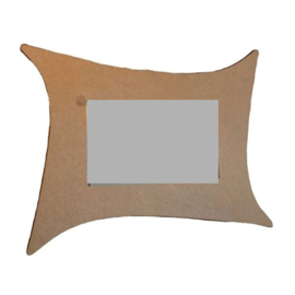 Ondergrond voor mozaïek MDF  Spiegel  Rechthoek  XL 47x37 cm  793