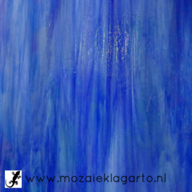 Glasplaat Iriserend Blauw/Wit W118-1i