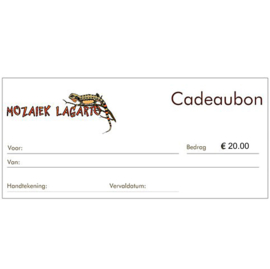 Cadeaubon € 20.00