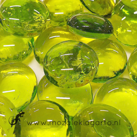 Glas Nugget 17-22 mm Transparant 50 gram Limoen 4540