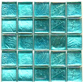 Starlight Glas Mozaïek Tegels 15 mm – 25 stuks Metallic Reflectie Pisces 16
