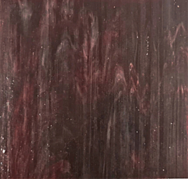 Glasplaat 19 x 20 cm Ossenbloed Rood Translucent  CAG137tl