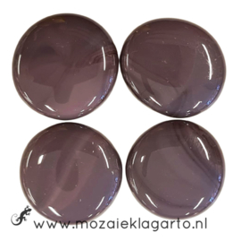 Glas Nugget 30-38 mm per 4 Opaal Paars 4522