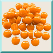 Mozaïektegeltjes Glas 12 mm Rond per 50 gram