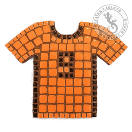Mozaiekpakket 8 Magneet Voetbalshirt Oranje