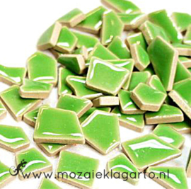 Keramiek Puzzelstukjes per 100 gram Jadegroen 142