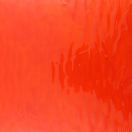 Glasplaat 19 x 20 cm Oranje Transparant Gewelfd CAG170t