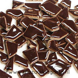 Keramiek Puzzelstukjes per 100 gram Bruin 024