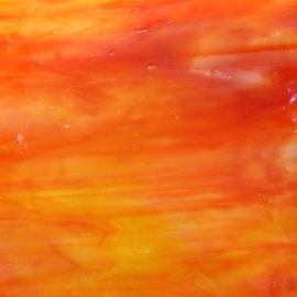 Glasplaat 19 x 20 cm Oranje/Geel Translucent CAG214-71tl