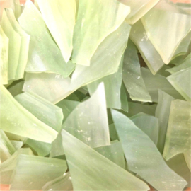 Gekleurde glasscherven Pastel Groen Translucent 145
