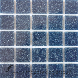 Basis glastegels Marineblauw per 25 tegels 073