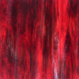 Glasplaat 19x20 cm Burgundy Translucent CAG9001tl