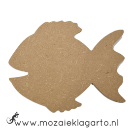 Ondergrond voor mozaiek MDF Vis 15x12 cm