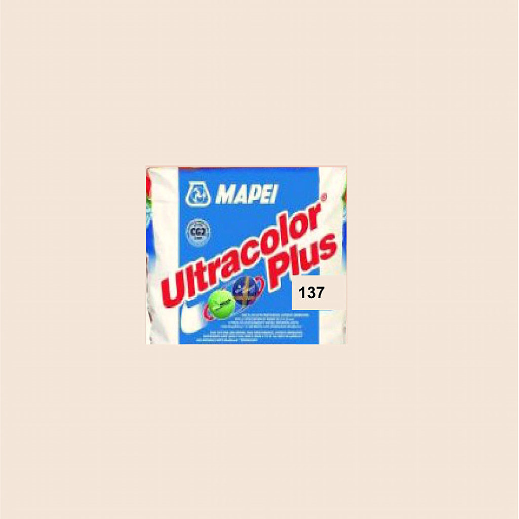 Voegmiddel Mapei Ultra Color Plus 5 kilo Licht Zand 137