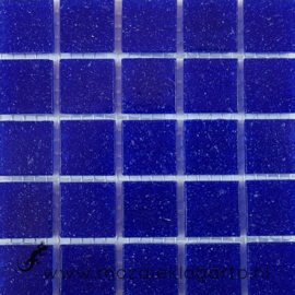 Basis glastegels Kobaltblauw per 25 tegels 020