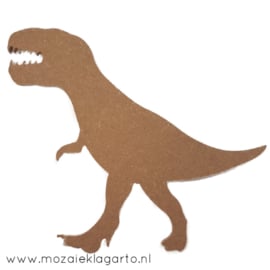 Ondergrond voor mozaiek MDF Dino 16x7 cm