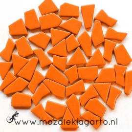 Mozaiek puzzelstukjes Glas 100 gram Oranje 104