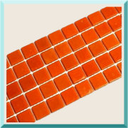 Mozaïektegeltjes Glas 2 x 2 cm Glad per 25 tegels