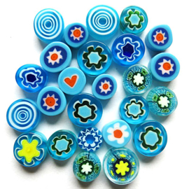 Millefiori  Aqua mix per 25 gram 087