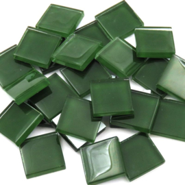 Crystal glastegels 2x2 cm 150 gram Donkergroen 78