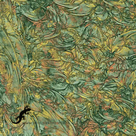 Van Gogh Glas 5 x 15 cm Groen/Koper/Goud 189