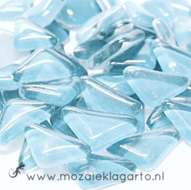 Mozaiek puzzelstukjes Soft Glas 100 gram Licht Aqua 082
