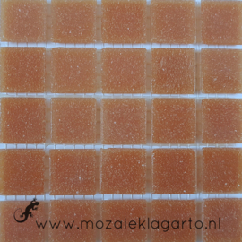 Basis glastegels Licht Terracotta per 25 tegels 086