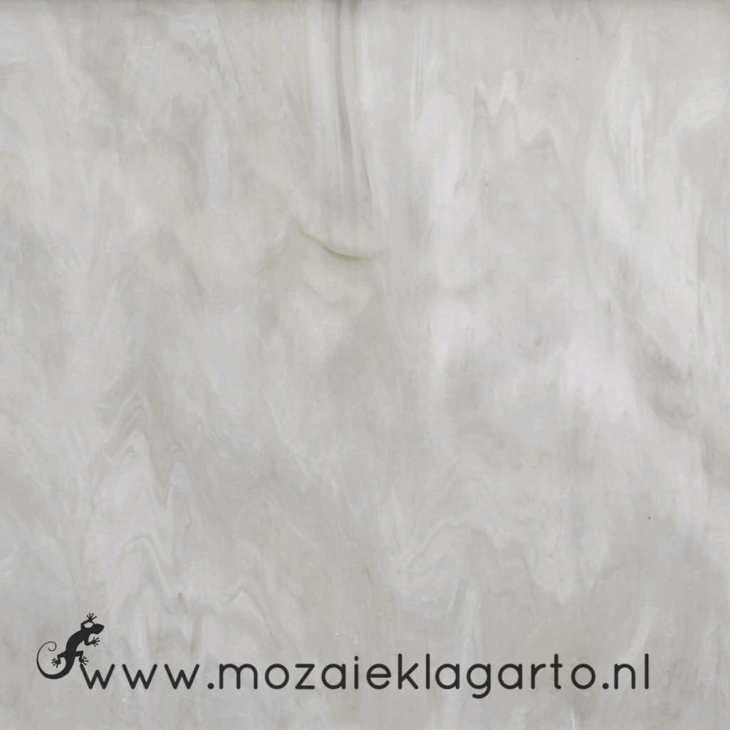 Glasplaat 20 x 20 cm Grijs/Wit Semi Translucent Y386st