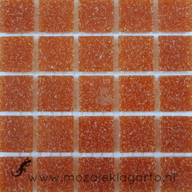 Basis glastegels Terracotta per 25 tegels 087