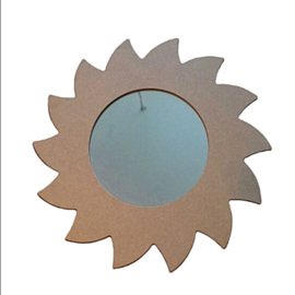 Ondergrond voor mozaïek MDF  Spiegel XL Zon 38 cm 792