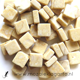 Mozaïek tegeltjes Marmer  1 x 1 cm per 50 gram Sunny Beige 3008