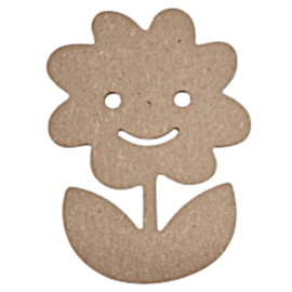 Ondergrond voor mozaïek Mini MDF Bloem 15 cm