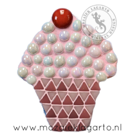 Mozaiekpakket 8 Magneet Cupcake