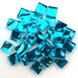 Spiegel tegeltjes 10x10 mm per 50 gram Aqua 506