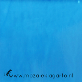 Glasplaat 20 x 20 cm Aqua/Blauw Opaal W96-14o
