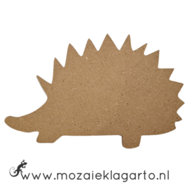 Ondergrond voor mozaiek MDF Egel 18x12 cm