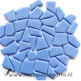 Mozaiek puzzelstukjes Glas 100 gram Lichtblauw 062