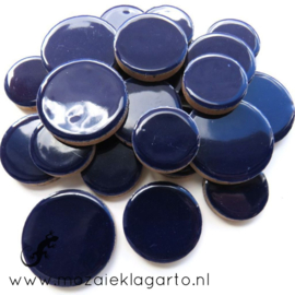 Keramiek Cirkel  3 maten Donkerblauw 100 gram  019