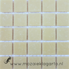 Basis glastegels Crème per 225 tegels 030