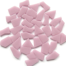 Mozaiek puzzelstukjes Glas 100 gram Pastel Roze 68