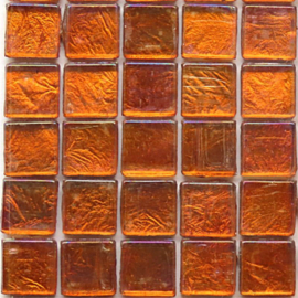 Starlight Glas Mozaïek Tegels 15 mm – 25 stuks Metallic Reflectie  Crater 37