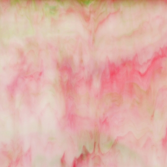 Glasplaat 20 x 20 cm Semi Translucent  Roze/Olijf/Wit Y129st